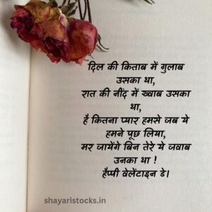 valantine day shayari